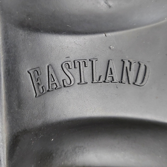 Eastland Tracie Womens Brown Leather Slip On Clog Shoe Size 10 Y2K 90 Academia - Picture 10 of 12